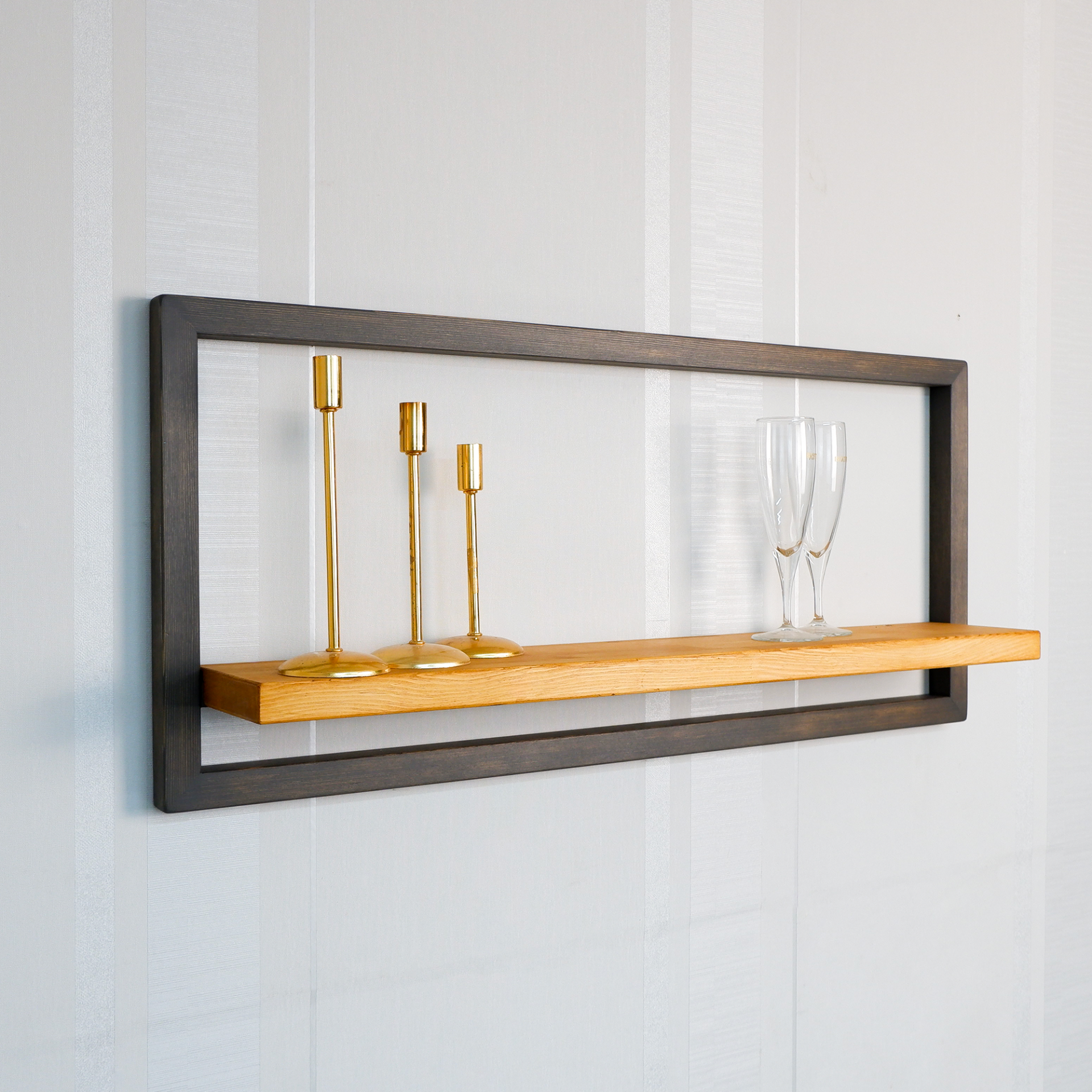 Dekoratives Wandregal im minimalistischen Design von Milano, Mehrzweck-Wandregal