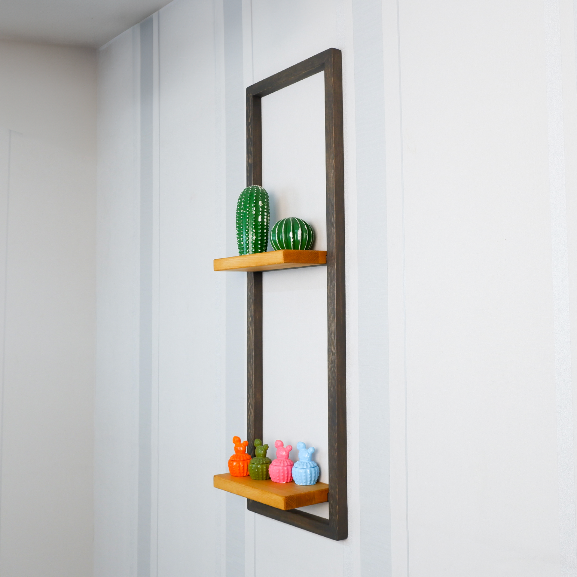 Sofia 2-stufiges dekoratives Wandregal, Mehrzweckregal