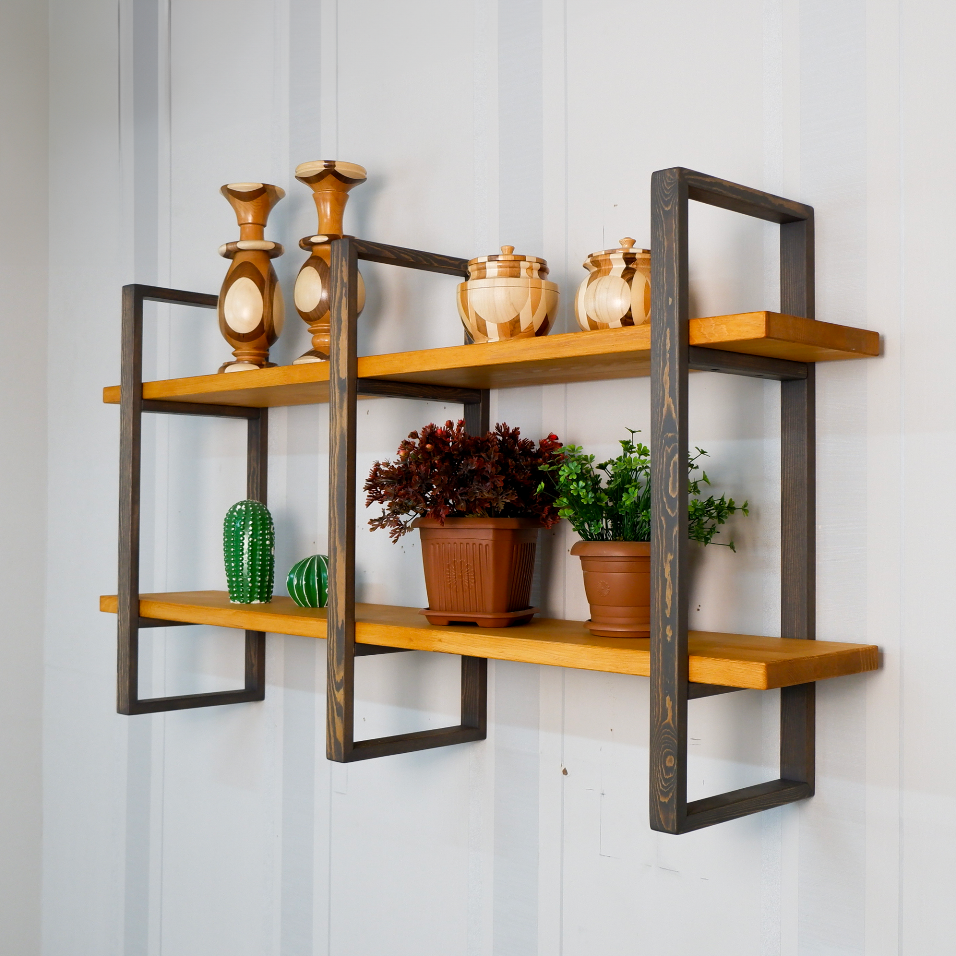 İnaqua Büyük Dekoratif Duvar Rafları,Çok Amaçlı Büyük Duvar Rafları